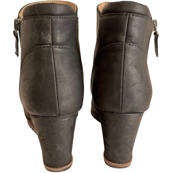 Soul Naturalizer Womens Size 10M Haley Black Wedge Boots Shoes Careerwear Witchy - Picture 3 of 16